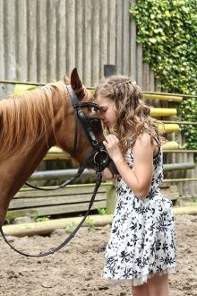 Girl and horse