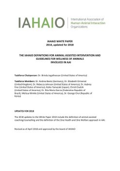 IAHAIO AAI Definitions and Guidelines