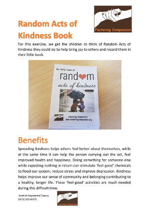 Activity Sheet - Random Acts of Kindness