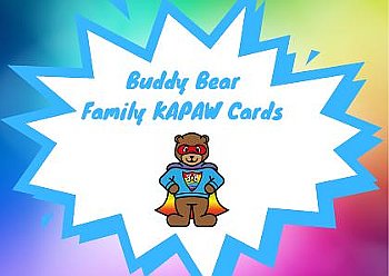 Buddy Bear Family KAPAW cards